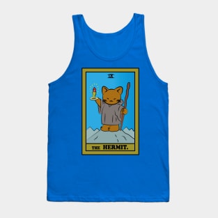 TAROT CARDS | THE HERMIT. | CAT Tank Top